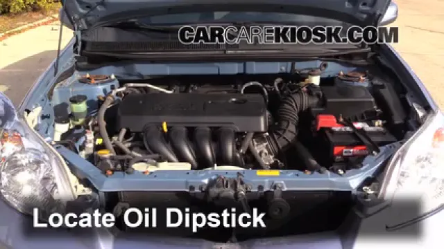 2008 Toyota Matrix XR 1.8L 4 Cyl. Oil Check Oil Level